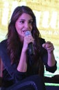 Bollywood super star Anushka Sharma promotes her upcoming movie Ã¢â¬ÅPhillauriÃ¢â¬Â in Bhopal Royalty Free Stock Photo